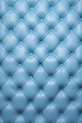 Seamless light pastel cobalt blue diamond tufted upholstery background texture