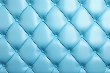 Seamless light pastel electric blue diamond tufted upholstery background texture 