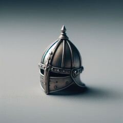 tiny medieval helmet
