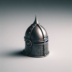 tiny medieval helmet
