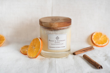 Candle product photography