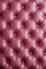 Seamless light pastel maroon diamond tufted upholstery background texture