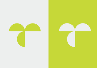 Creative and Vibrant Letter T Logo Design with Colorful Gradient Concept. T Logo with Blend Style for Business and Technology Brand Identity Set of letter T minimal logo icon design template elements