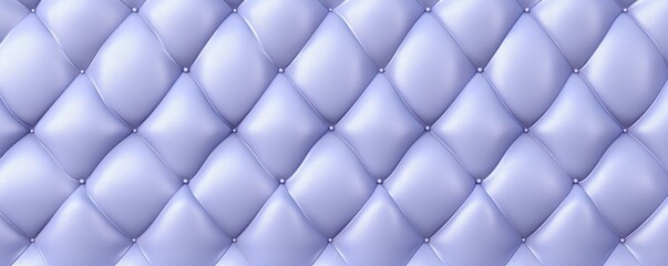 Seamless light pastel periwinkle diamond tufted upholstery background texture