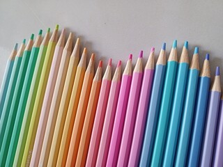 Beautiful Pastel Color Pencils background , colorful wallpaper