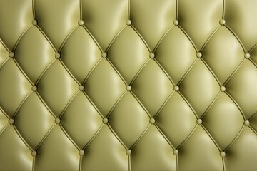 Seamless light pastel olive diamond tufted upholstery background texture