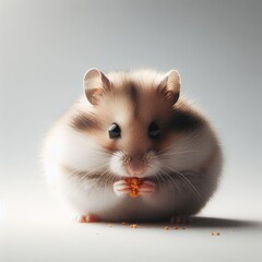adorable small hamster against
