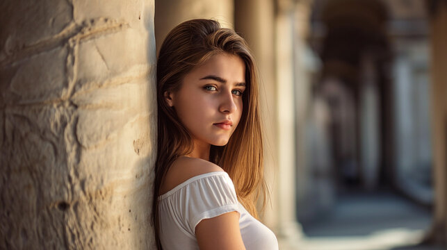 Beautiful ai portrait
