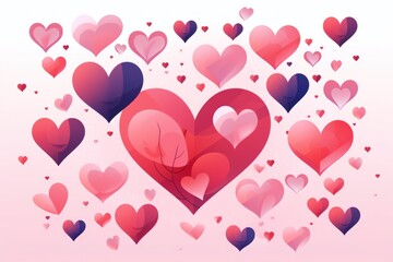 valentine hearts background