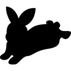 Rabbit Silhouette