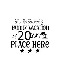Naklejka na ściany i meble Family Vacation SVG Bundle, Family Cruise Svg, 2024 Family Vacation Svg, Matching Vacation Shirt Svg, Family Vacation PNG, Family Trip Svg