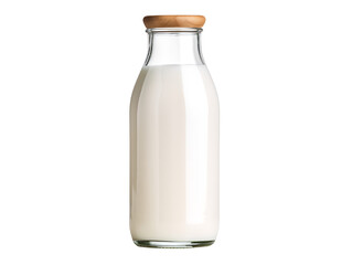 Milk Bottle, isolated on a transparent or white background