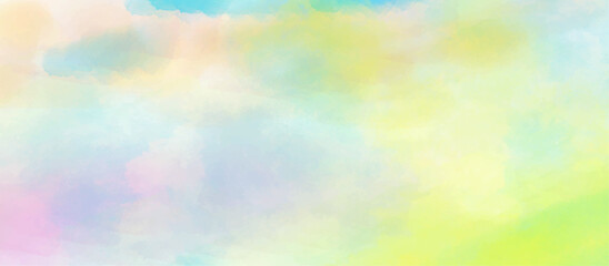 abstract colorful background with bokeh .Delicate sepia background with paint stains watercolor texture .subtle watercolor pink yellow blue gradient illustration.