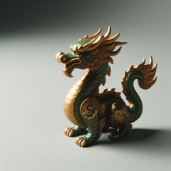 Fototapeta na wymiar chinese dragon statue 