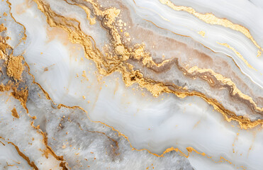 Marble granite white with gold texture Background 