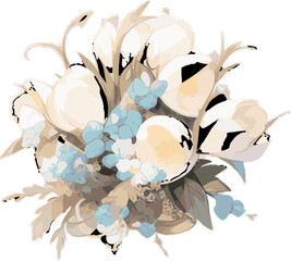 Elegant Watercolor Blossoms