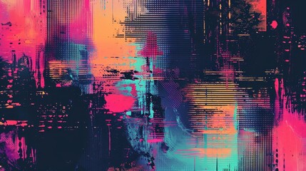 Screen Glitch abstract Texture background