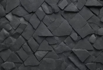 Foto op Aluminium Black anthracite gray grey terrace slab granite texture background banner topview © ArtisticLens