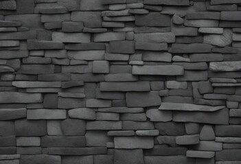 Black grey anthracite stone concrete texture background panorama banner long