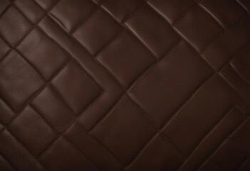 Dark brown chocolate rustic leather texture Background banner panorama