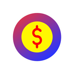 dollar sign icon	