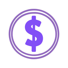 Obraz premium dollar sign icon 