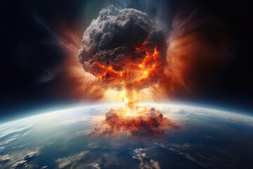 Radiant Doom: Earth's Upper Atmosphere Engulfed
