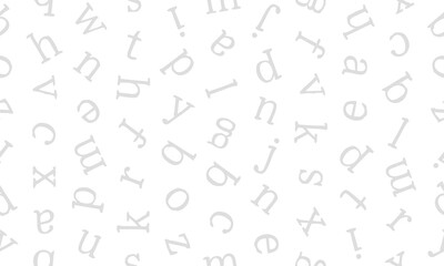 アルファベットの小文字パターン背景