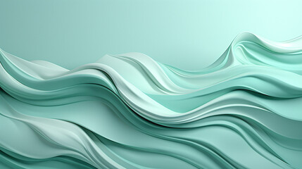 A soft mint green solid color abstract background with a pastel palette.