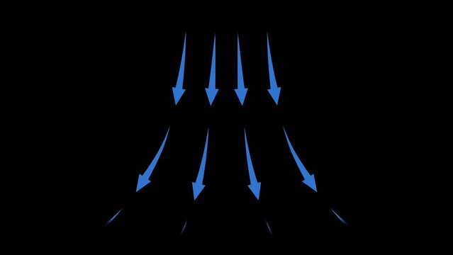Airflow Arrow Wind Output Effect, alpha channel