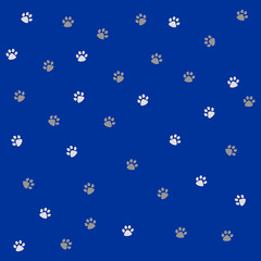 abstract background with cat tracks
