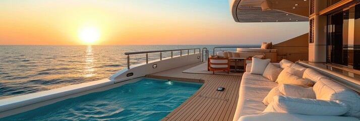Vacation on a yacht