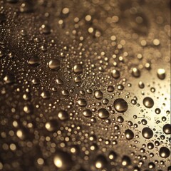 drops of water on the glass