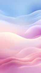 Soft clouds in a pastel sky form calming shapes, creating a serene mobile wallpaper backdrop