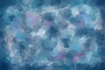 acuarela abstracta variopinto frio,  azul, azulino, rosa, diluido, con textura, brillante, superficie porosa, brillante. Para diseño, vació, bandera web - obrazy, fototapety, plakaty