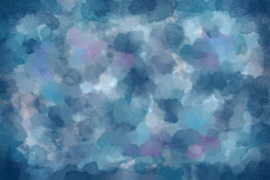 acuarela abstracta variopinto frio,  azul, azulino, rosa, diluido, con textura, brillante, superficie porosa, brillante. Para diseño, vació, bandera web