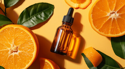 essential oil extract of orange butter with fresh fruit