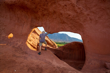 Tourist in Northern Argentina
