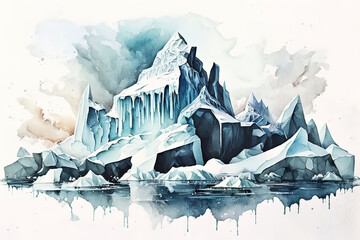 iceberg in winter