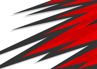 Fototapeta premium Abstract background with sharp arrow line pattern and with some copy space area