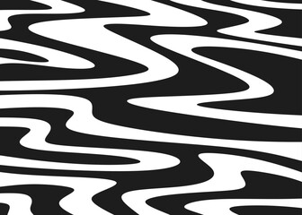 Simple background with gradient wavy lines pattern