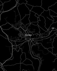 Usti nad Labem Czech Republic Map, Detailed Dark Map of Usti nad Labem Czech Republic