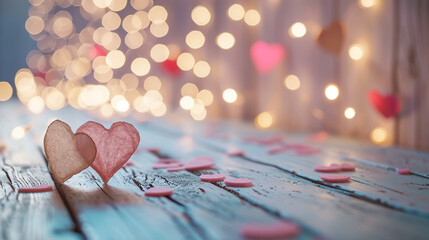 Romantic Valentines Day Backgrounds: Hearts Galore for Lovebirds