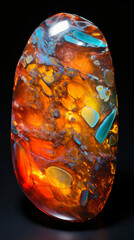 Opal specimen made of the big bang vivid map color