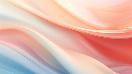 Obraz premium Soft, flowing curtains sway in the breeze, creating calming patterns against a sunlit window