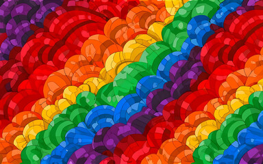 A beautiful rainbow coloring texture abstract background, generative ai