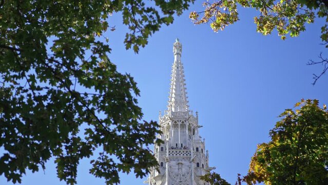 Beautiful Matthias Church Tower In Budapest