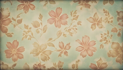 shabby faded old paper wallpaper - retro vintage