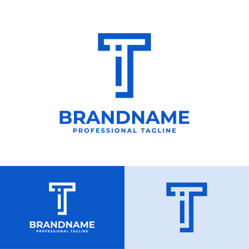Letter TI Modern Logo, suitable for business with TI or IT initials
