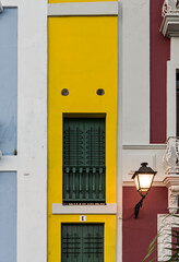 colorful colonial houses on calle tetuan in old san juan, puerto rico including the world's...